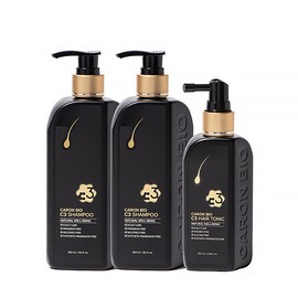 Caron Bio C3 Shampoo 2 x Hair Tonic 1 x Set Hair Scalp Care Home Care Siyoung Lee / 카론바이오 C3 샴푸 2개 헤어토닉 1개 세트 모발 두피케어 홈케어 이시영