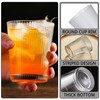 LUFFLOK 270ml Acrylic Water Cup Coffee Cups Plastic Cups Clear