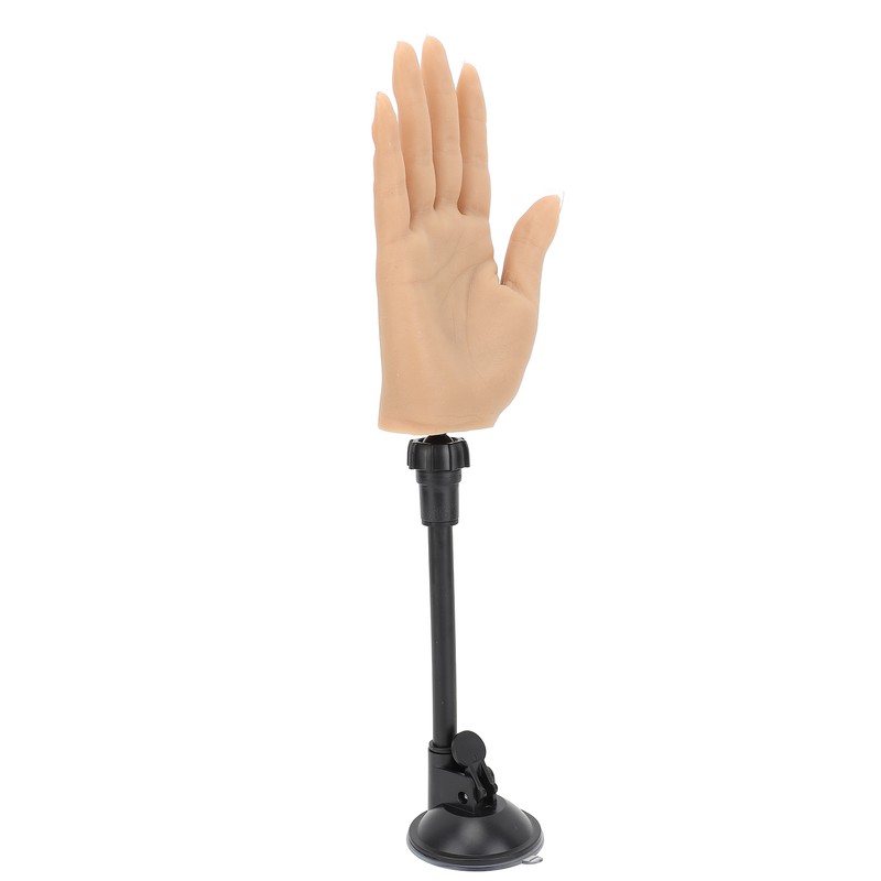 Nail Training Practice Hand Professional Bendable Silicone Female Mannequin Hand