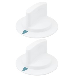 OTOTEC 2pcs Dryer Timer Control Knob Replacement Part WE1M652 Compatible with Hotpoint HTDP120ED0WW HTDP120ED3WW Compatible with General Electric 66190419 Dryer