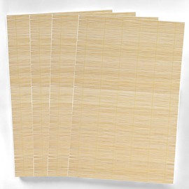 MIJOMA Bamboo Place Mats Set | 4 Pieces 30 x 45 cm | Place Mats | Robust, Easy Care & Rollable (Natural Colours)