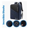 Bluelander Mochila Antirrobo Laptop Impermeable Con Puerto Usb 15.6