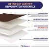 Besezx Besezx Leather Repair Patch Tape Kit, Self Adhesive Leather