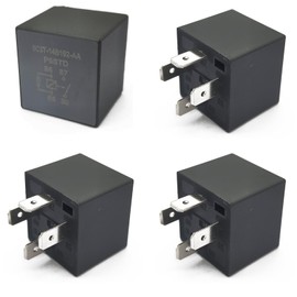 GROBARPART 4 Packs 5C3T-14B192-AA P6STD Relay Compatible with some Ford, 12VDC 40A 4Pin Automotive Relay