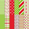 Christmas Pattern Paper Set DIY Craft Scrapbook Decor Scrapbook Specialty