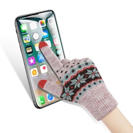 VENI MASEE Winter Touchscreen Gloves Warm Thermal Soft Lining Elastic Cuff for Women and Men