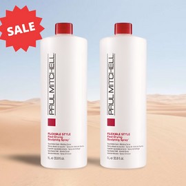 Paul Mitchell NEW, 2 PACKS Of Paul Mitchell Flexible Style Fast Drying Sculpting Spray 33.8 oz