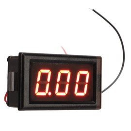 Amp Meter, 50A High Accuracy LED Display Digital Ammeter Amp Meter Gauge with Hall Effect Sensor Transformer, Isolated Amperage Detector Tester Gauge for Solar Energy System, Car