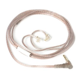 Orivin Nex KZ 2 PIN Earphone Cable High Purity Copper 3.5mm Replacement Cable for ZSN/ZSN PRO/ZS10 PRO/AS16/AS12/ZSX/ZSN PRO-X/ZAX(C Pin 3.5mm, Black, Mic)
