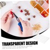 SEWACC 24grids Bead Storage Case Transparent Jewelry Organizer Detachable Dividers