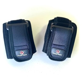 Thera Point Elbow Brace Support Straps, Tennis Elbow and Golfer’s Elbow Relief, Compression Band for Sports Injury Recovery (Large/Extra Large 10" to 12"), Pack of 2 Straps