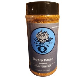 Addicted To The Q - Savory Pecan BBQ Rub - Select Reserve - Large 10 oz.