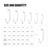 Dingbear 210PCS Catfish Lobster Fish Hook Fishing Hooks