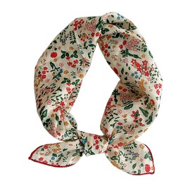 Pemilosci Cotton-Blend Bandana, Head Scarf, Headband, Head wrap, Hair Neck Scarf for Women 22 x 22 inch - FCS003