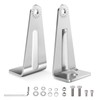 Audak LED Light Bar Side Mounting Brackets Kit Universal Stainless