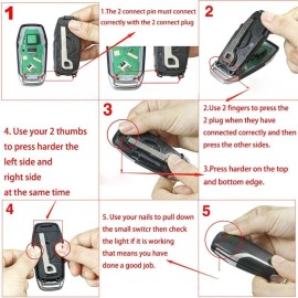 SUPALAND For Ford Edge Explorer Mustang 2015 2016 2017 Smart Remote Key Shell Fob Cover