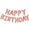 Happy Birthday Balloons, 16 Inch Aluminum Foil Happy Birthday Banner