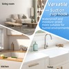 YEYSXSY Luxe Hold No Drill Hooks Stainless Steel Waterproof Suction