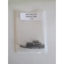 MS16562-235 Spring Pin Roll Pin 3/16 x 5/8" Slotted Stainless Steel - Lot of 10