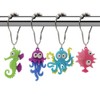 Decorative Ocean Shower Curtain Hooks, Rust Proof Metal Stainless Steel