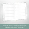 paper&you® A5 Address Book with Index A-Z [Gold Leaf] Book