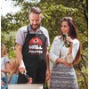 MoonWorks® Barbecue Apron for Men with Name Grillmeister Super Griller
