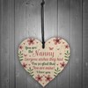 RED OCEAN Nan Nanny Gifts Birthday Gifts For Nan Wooden