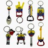 TSY TOOL 8 Pack Ecuador Keychains Country Metal Keychain, 6