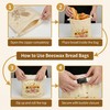 YOJO 2 Pack Reusable Beeswax Bread Bags for Sourdough, 17x13"