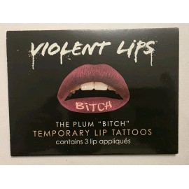 Violent Lips Lip Tattoo Appliques - The Plum BIT*H