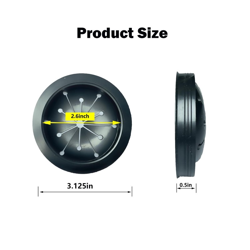 2 Pcs Garbage Disposal Splash Guard, Sink Replacement Splash Guard