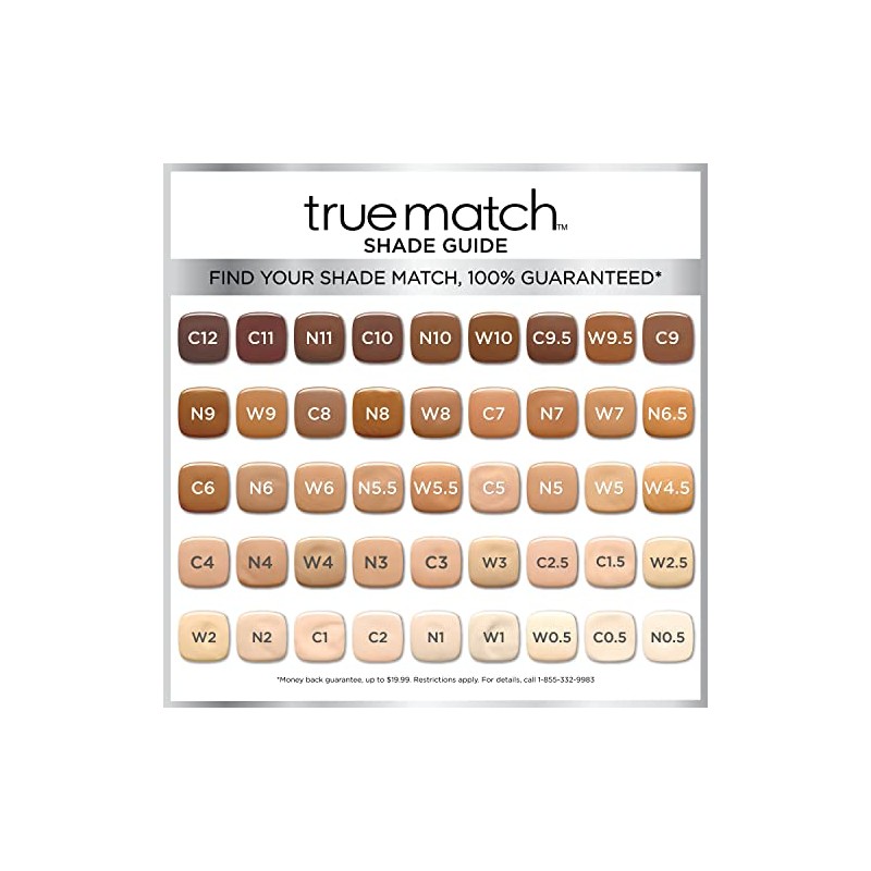 L'Oreal Paris Makeup True Match - Base líquida supermezclable, color