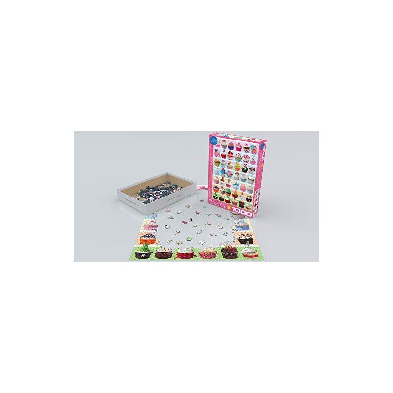 EuroGraphics Cupcake Celebration Puzzle (1000-Piece), Model Number: 6000-0586