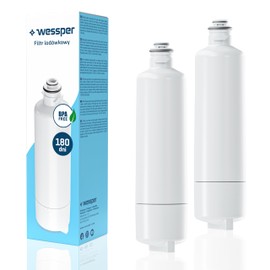 Wessper Water Filter for Refrigerator, Replacement Water Filter Ultra Clarity Pro 11032518, 11025825, Compatible with Bosch, Gaggenau, Neff, and Siemens Fridge - Pack of 2