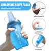 WRELS 200ml/350ml/500ml Collapsible Soft Flask,BPA Free Folding Soft Water Bottle