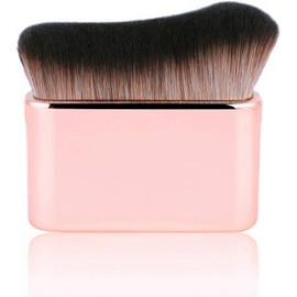 Pincel de Maquillaje Kabuki Profesional para Cuerpo y Rostro Sintético Alta Densidad Mezclar Base Líquida Iluminador Bronceador Correctores Crema Polvo