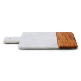 Luxe Designs Marble Charcuterie Board with Handle