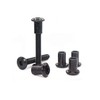 binifiMux 10-Pack M6 x 40mm Black Socket Cap Screws Barrel