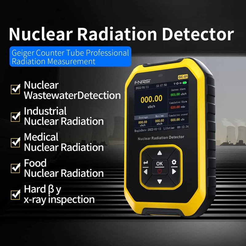 DollaTek Nuclear Radiation Detector Personal Dosimeter X-ray γ-ray β-ray Radioactivity