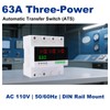63A 110/120V Triple Power Automatic Transfer Switch,Automatic Switching Between Utility