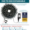 OUTYLTS Christmas String Lights End-to-End Plug 8 Modes 108FT 300