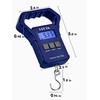 HEETA Fish Scale, 110lb/50kg Digital Portable Hanging Fishing Weight Scale