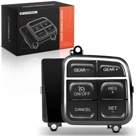 A-Premium Steering Wheel Mounted Cruise Control Switch Buttons Compatible with Ram 1500 2013-2022, 1500 Classic 2019-2023