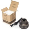 Boncoo Small Touch Control Table Lamp Base, Industrial Touch Light