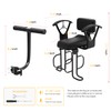Rear Child Bike Seat for Family Rides – Adjustable Backrest,