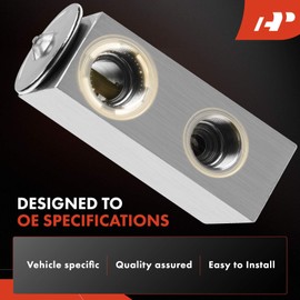 A-Premium A/C Expansion Valve Compatible with Ford Thunderbird 2002-2005, Jaguar S-Type 2000-2008, Super V8 2005-2009, Lincoln LS 2000-2006