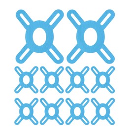 Kinesiology Tape for Knees, Muscle Tape Bandages, Waterproof Muscle Patches Set of 10 for Rock Climbing Cycling, Knee Guard Supplies