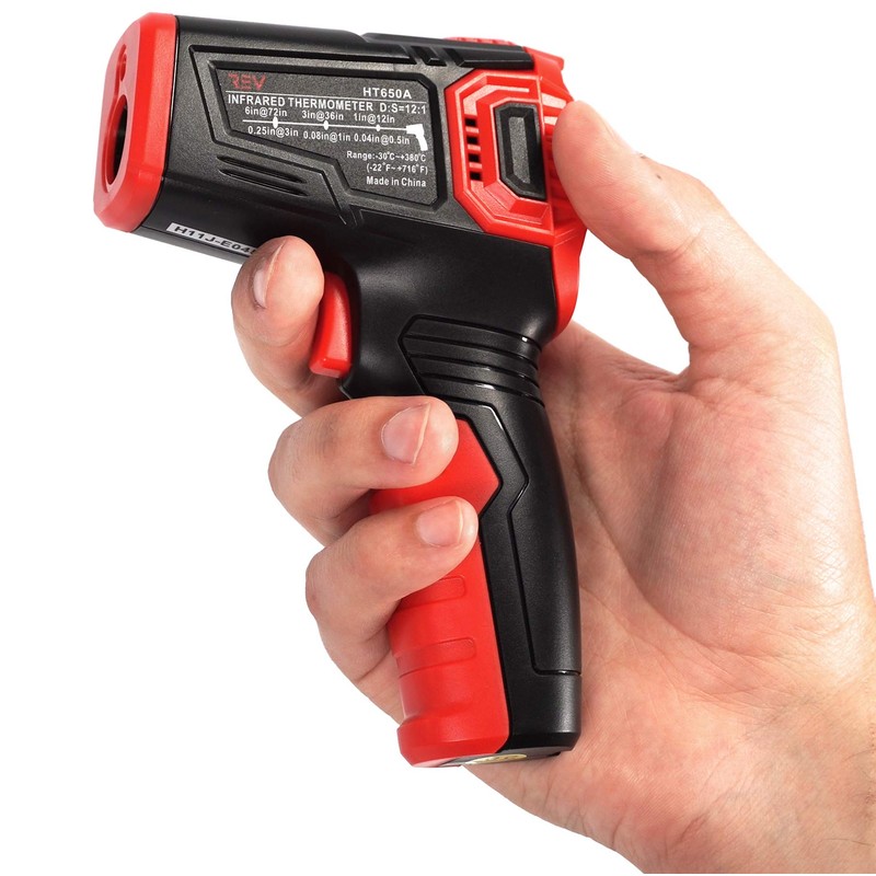 VViViD REV Infrared Thermometer Non-Contact Digital Laser