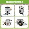 partszen CM46BT CMXGAAH46BT Carburetor Carb Fit for Craftsman 46cc Backpack