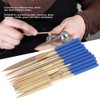 10Pcs Set 5x180mm Titanium Plated Steel Diamonds Needle Files Kit